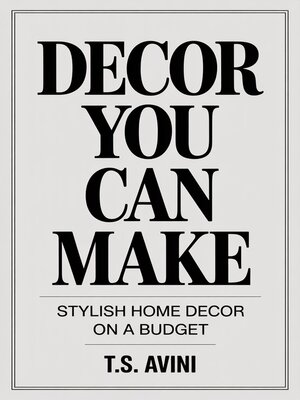 cover image of Decor You Can Make